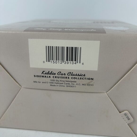 Hallmark Kiddie Car Classics 1935 Sky King Velocipede Sidewalk Cruisers Tricycle - Picture 7 of 7